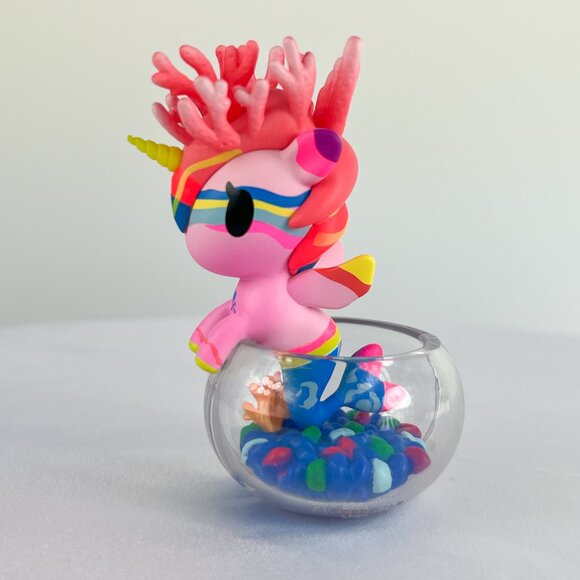 Tokidoki Dusty Pink Coral Neon Reef Mermicorno Unicorno Rave Mermaid Unicorn - Picture 5 of 8